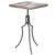 A&B Home Fret Tripod Solid Teak Wood Table