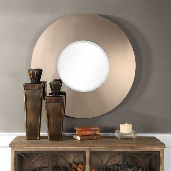 Uttermost Zvon Round Mirror | Modishstore | Mirrors