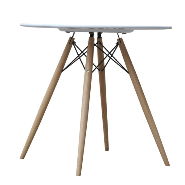 Fine Mod Imports Wood Leg Dining Table Fiberglass Top | Dining Tables | Modishstore-9