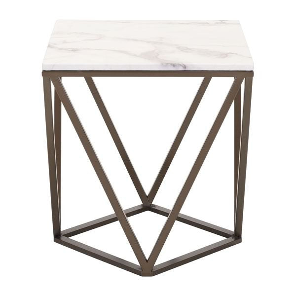 Zuo Tintern End Table A. Brass | End Tables | Modishstore-3