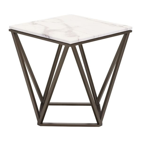 Zuo Tintern End Table A. Brass | End Tables | Modishstore-4