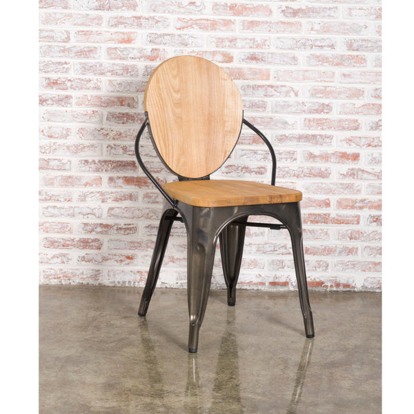 Fine Mod Imports Metal Dining Chair | Dining Chairs | Modishstore