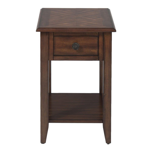 Jofran Medium Brown Chairside Table