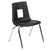 Advantage Black Student Stack School Chair - 16-Inch By Flash Furniture | Side Chairs | Modishstore - 2