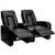 Eclipse Series 2-Seat Reclining Black Leathersoft Theater Seating Unit With Cup Holders By Flash Furniture | Chairs & Recliners | Modishstore