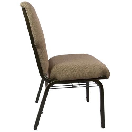 Advantage Mixed Tan Discount Church Chair - 21 In. Wide By Flash Furniture | Side Chairs | Modishstore - 3