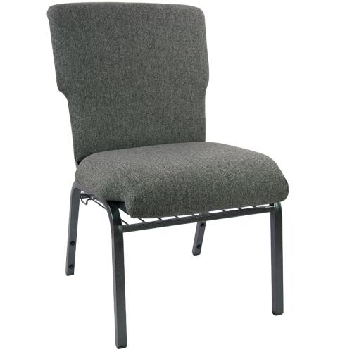 Advantage Charcoal Gray Discount Church Chair - 21 In. Wide By Flash Furniture | Side Chairs | Modishstore