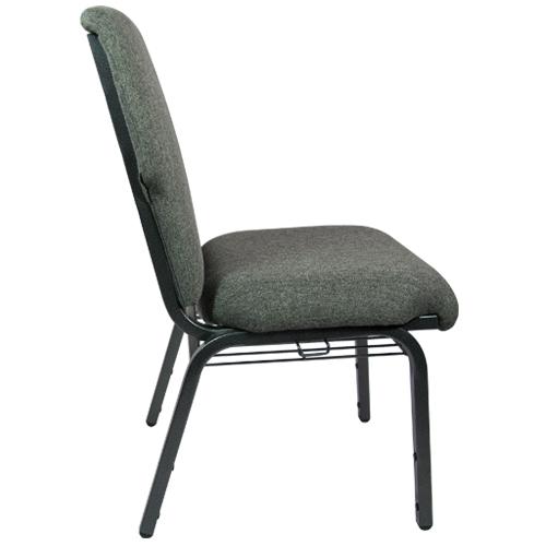 Advantage Charcoal Gray Discount Church Chair - 21 In. Wide By Flash Furniture | Side Chairs | Modishstore - 3