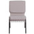 Hercules Series 18.5''W Church Chair In Gray Dot Fabric With Book Rack - Silver Vein Frame By Flash Furniture | Side Chairs | Modishstore - 4