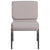 Hercules Series 21''W Church Chair In Gray Dot Fabric - Silver Vein Frame By Flash Furniture | Side Chairs | Modishstore - 4