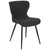 Contemporary Upholstered Chair In Black Fabric By Flash Furniture | Dining Chairs | Modishstore