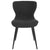 Contemporary Upholstered Chair In Black Fabric By Flash Furniture | Dining Chairs | Modishstore - 4