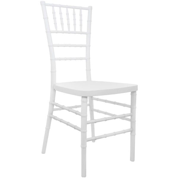 Advantage White Resin Chiavari Chair By Flash Furniture | Side Chairs | Modishstore