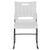 Hercules Series 881 Lb. Capacity White Sled Base Stack Chair With Air-Vent Back By Flash Furniture | Side Chairs | Modishstore - 4