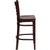 Hercules Series Ladder Back Mahogany Wood Restaurant Barstool By Flash Furniture | Bar Stools | Modishstore - 2