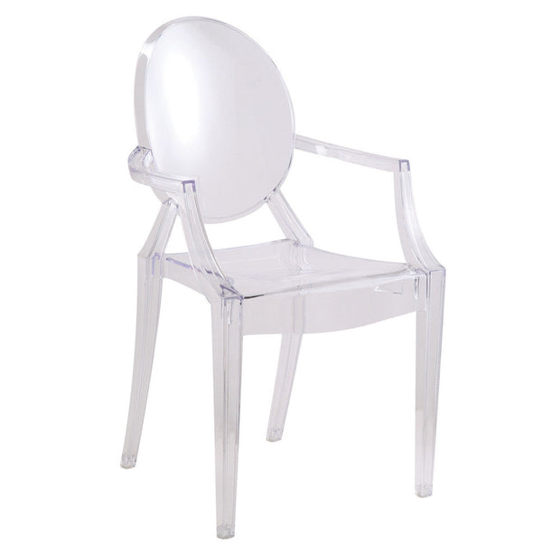 Fine Mod Imports Clear Arm Chair | Armchairs | Modishstore-2