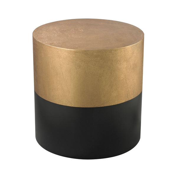 Dimond Home Draper Table In Black And Gold | Modishstore | Side Tables