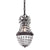 Sterling Industries Clear Crystal Mini Pendant With Bronze Banding | Modishstore | Pendant Lamps