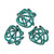 Dimond Home Glass Knots - Set Of 3