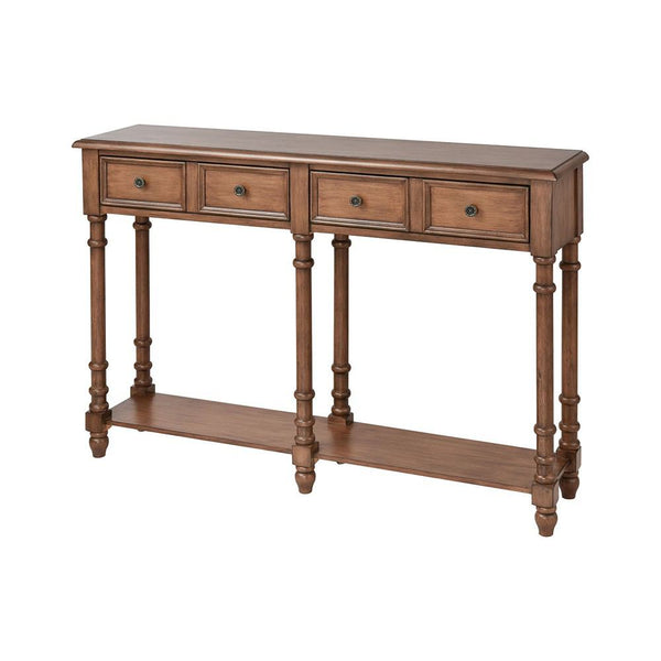 Stein World Hager Dark Mahogany Stain Console Table | Modishstore | Console Tables