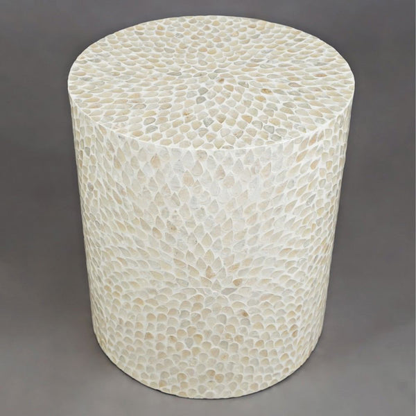 Jofran Global Archive Round Capiz Accent Table