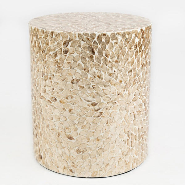 Jofran Global Archive Round Capiz Accent Table