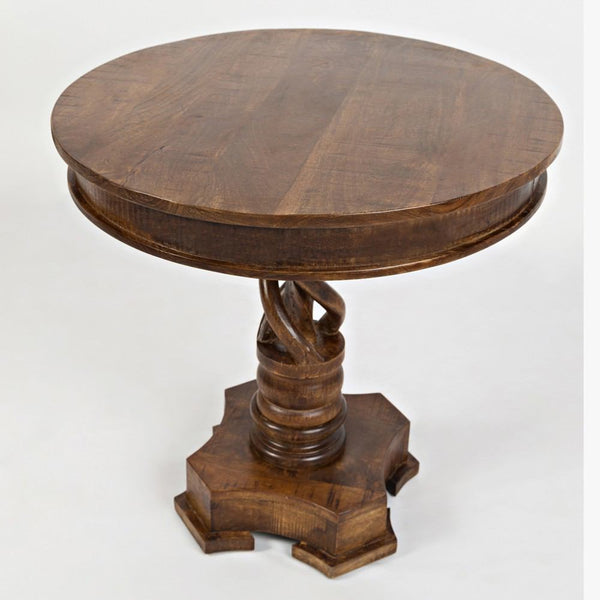 Jofran Global Archive Hand Carved Pedestal Table