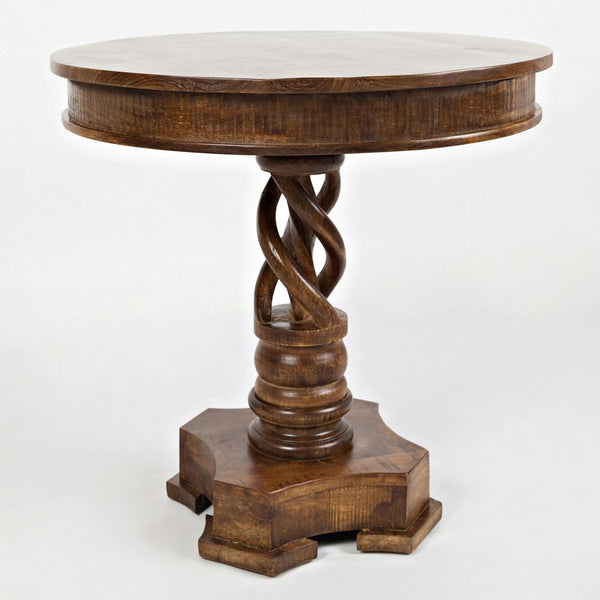 Jofran Global Archive Hand Carved Pedestal Table