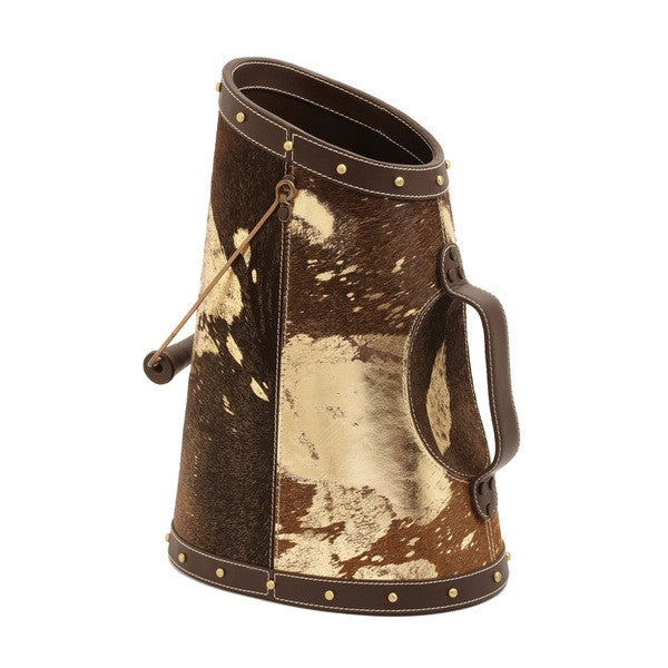 ELK Lighting Metallic Faux Pony Coal Bucket Bins, Baskets & Buckets, ELK Lighting, - Modish Store