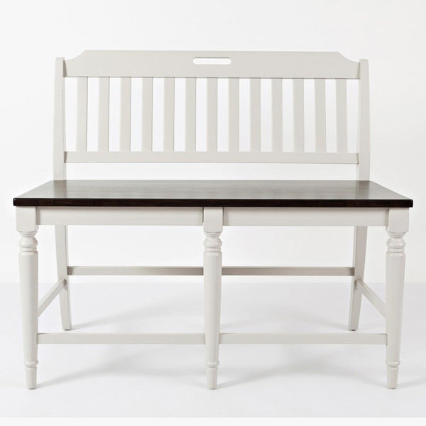 Jofran Orchard Park Slatback Counter Height Bench