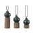 Uttermost Francis Bottles Set of 3 | Modishstore | Bottles & Jugs-2