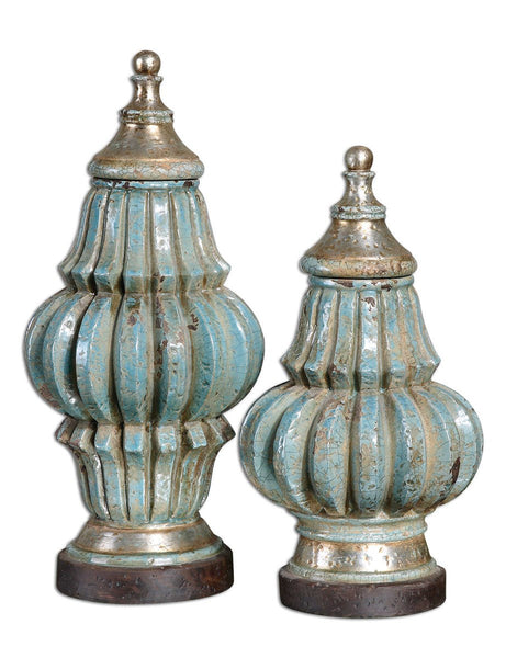 Uttermost Fatima Urns Set of 2 | Modishstore | Vases-2