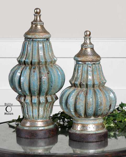 Uttermost Fatima Urns Set of 2 | Modishstore | Vases