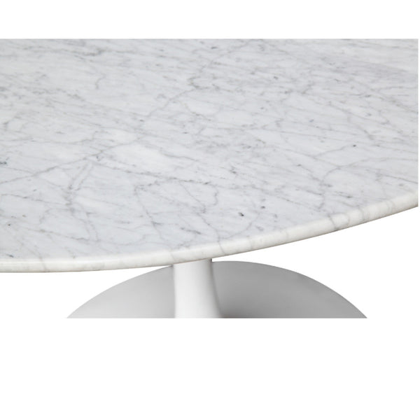 Fine Mod Imports Flower Marble Table 60