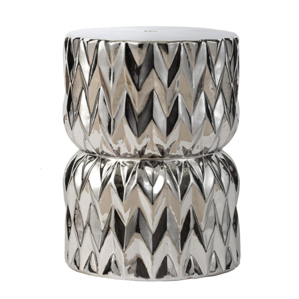 A&B Home Timeless Chevron Pattern Side Table