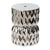 A&B Home Timeless Chevron Pattern Side Table