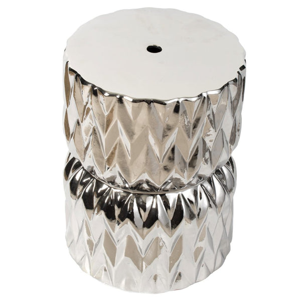 A&B Home Timeless Chevron Pattern Side Table