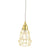 Dimond Home Gold Wire 1 Light Barrel Pendant | Modishstore | Pendant Lamps