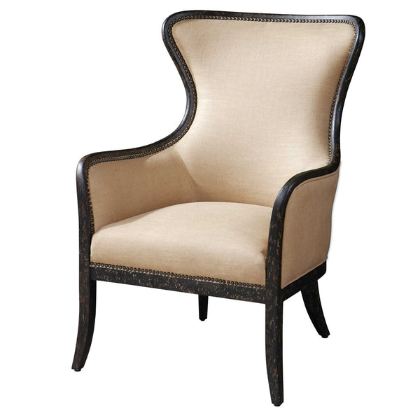 Uttermost Zander Wing Chair | Modishstore | Accent Chairs-2