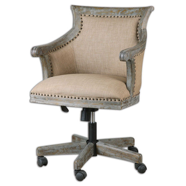 Uttermost Kimalina Desk Chair | Modishstore | Accent Chairs-2