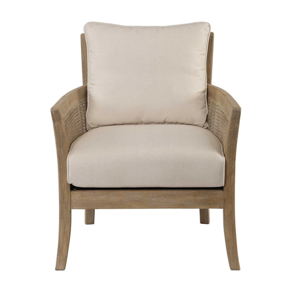 Uttermost Encore Armchair, Natural | Modishstore | Armchairs-2