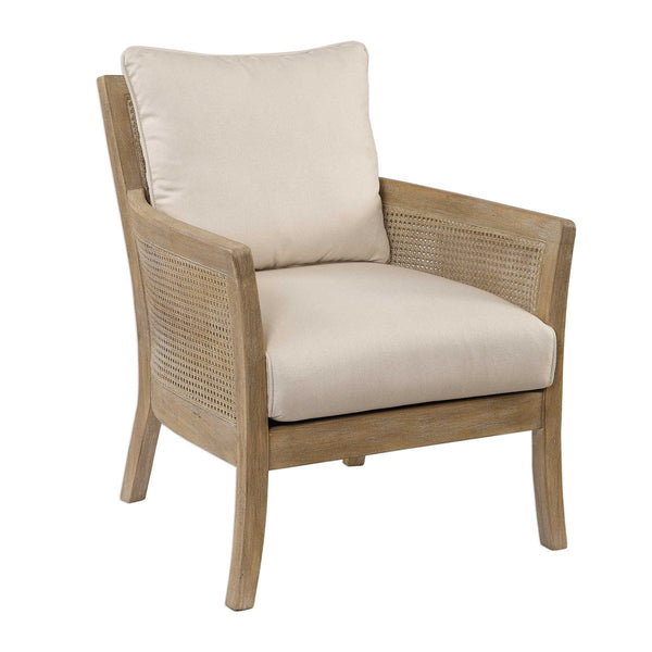 Uttermost Encore Armchair, Natural | Modishstore | Armchairs-7