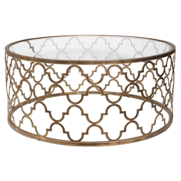 Uttermost Quatrefoil Coffee Table | Modishstore | Coffee Tables-2