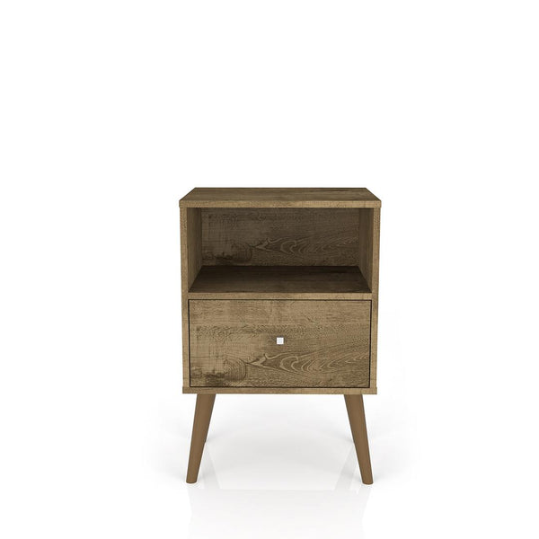 Manhattan Comfort Liberty Mid Century - Modern Nightstand 1.0 with 1 Cubby Space | Nightstands | Modishstore-3