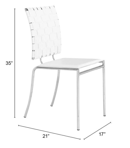 Zuo Criss Cross Dining Chair - Set of 4