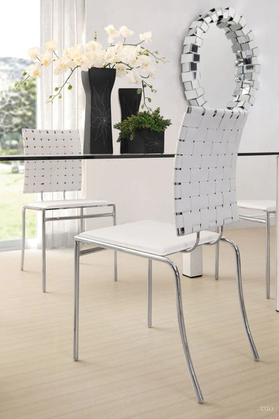 Zuo Criss Cross Dining Chair - Set of 4