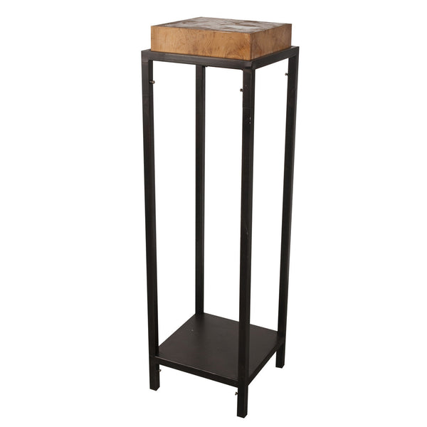 A&B Home Wood/Metal Side Table - Set Of 2