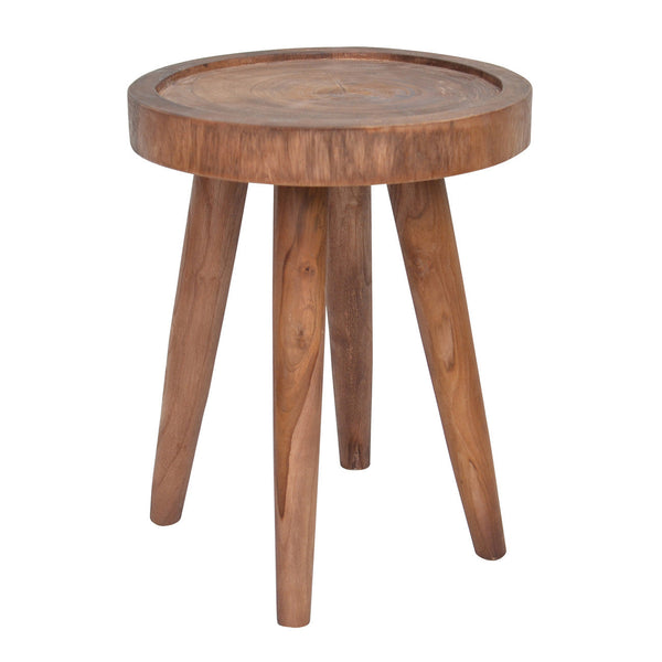 A&B Home Teak/Suar Wood Accent Table