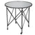 A&B Home Black Gilbert Side Table