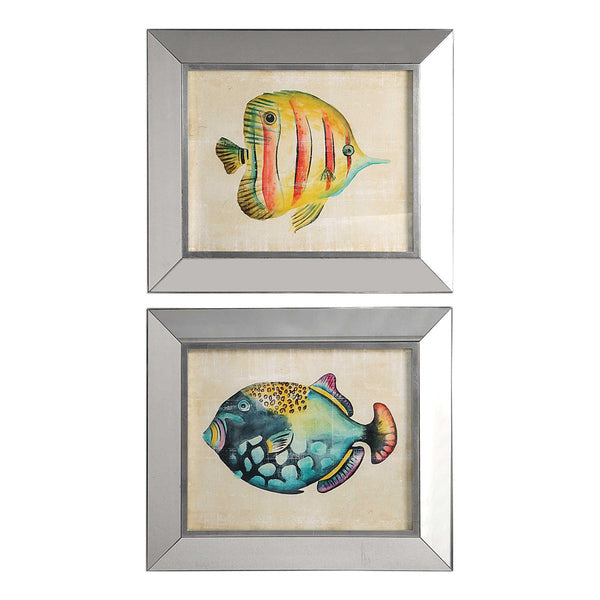 Uttermost Aquarium Fish Framed Prints Set of 2 | Modishstore | Wall Art-2